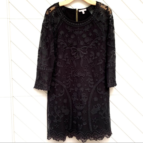 Juicy Couture Lace Embroidered Bow Dress - Picture 1 of 5